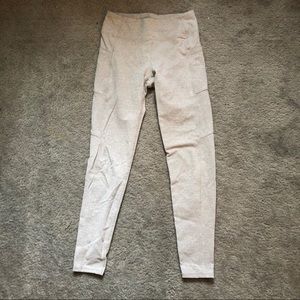 Light grey Kyodan fleece lined leggings